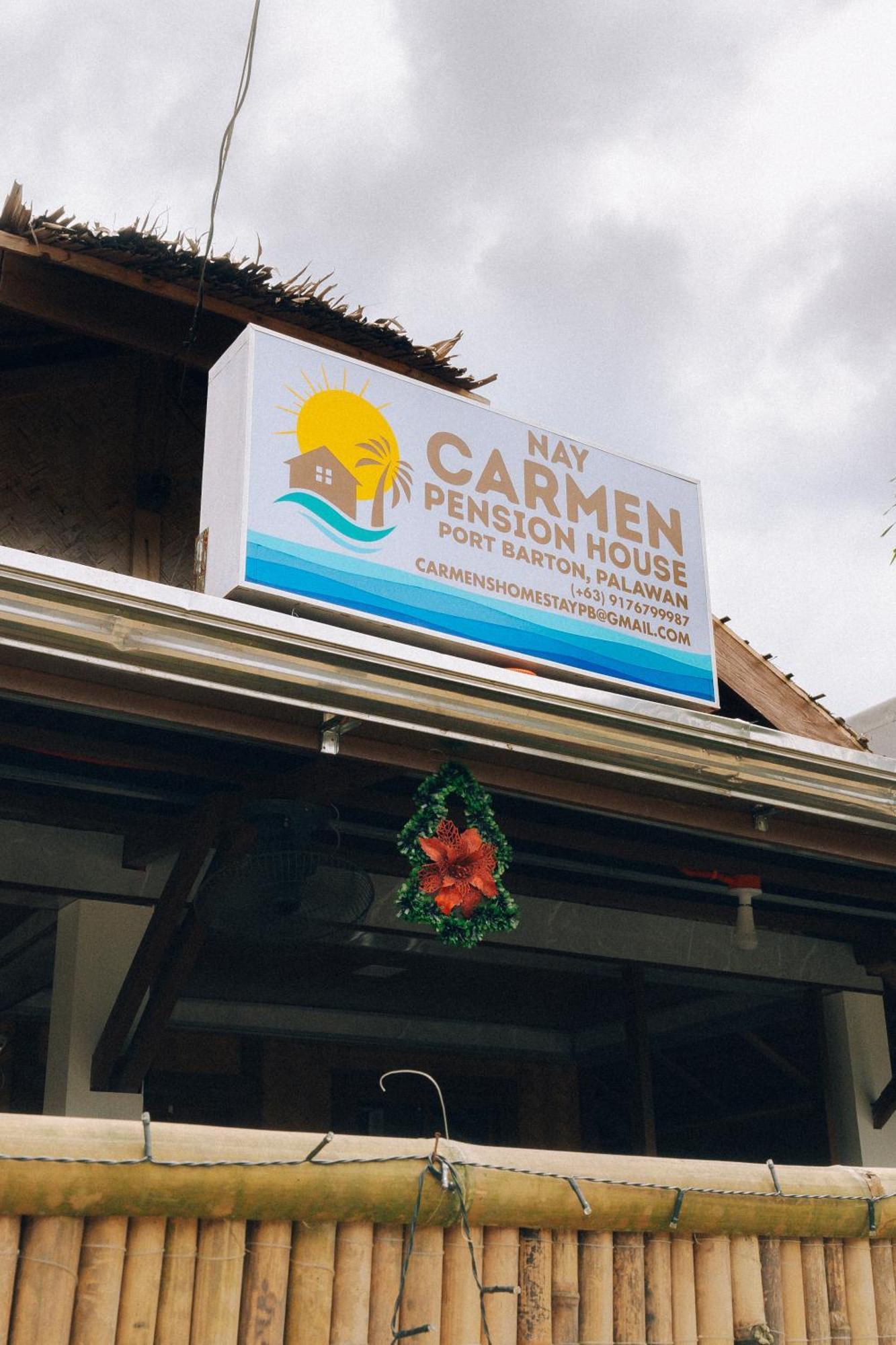 Nay Carmen Pension House Port Barton Itaytay Extérieur photo